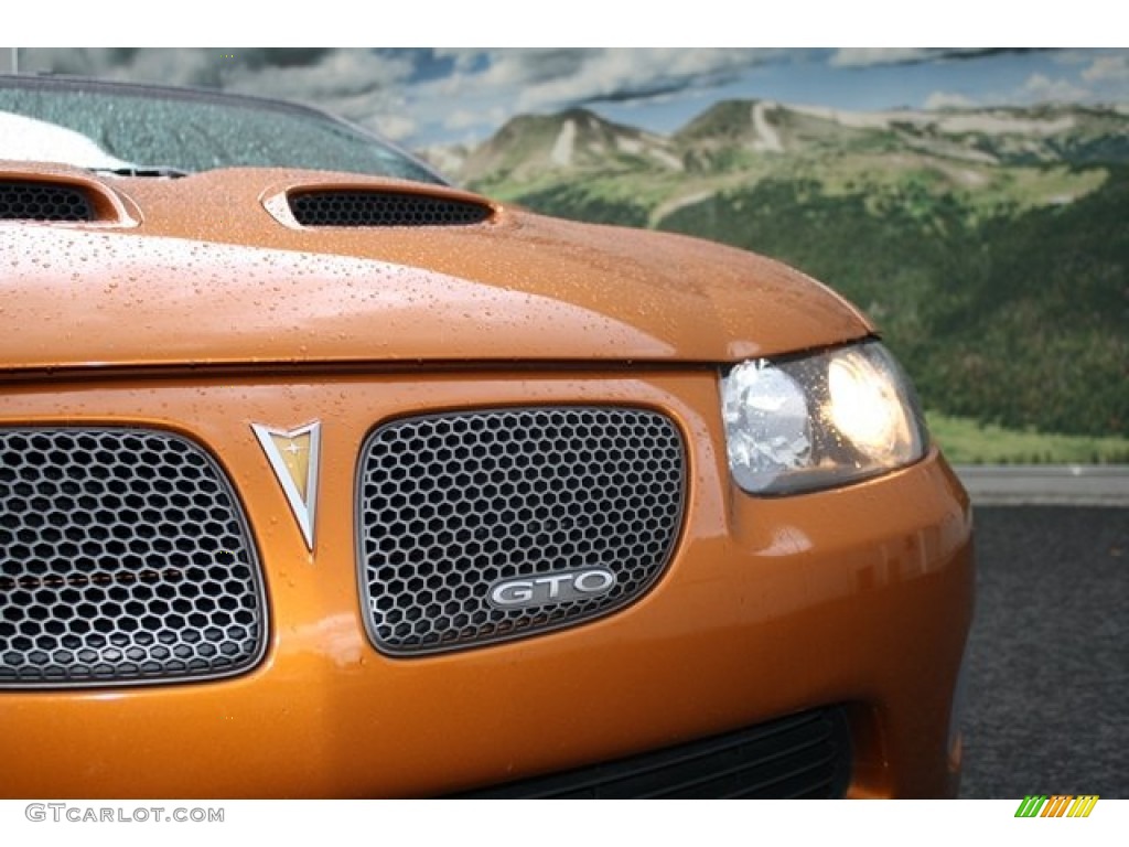 2006 GTO Coupe - Brazen Orange Metallic / Black photo #31