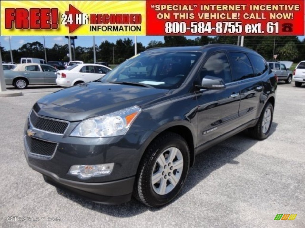 Cyber Gray Metallic Chevrolet Traverse