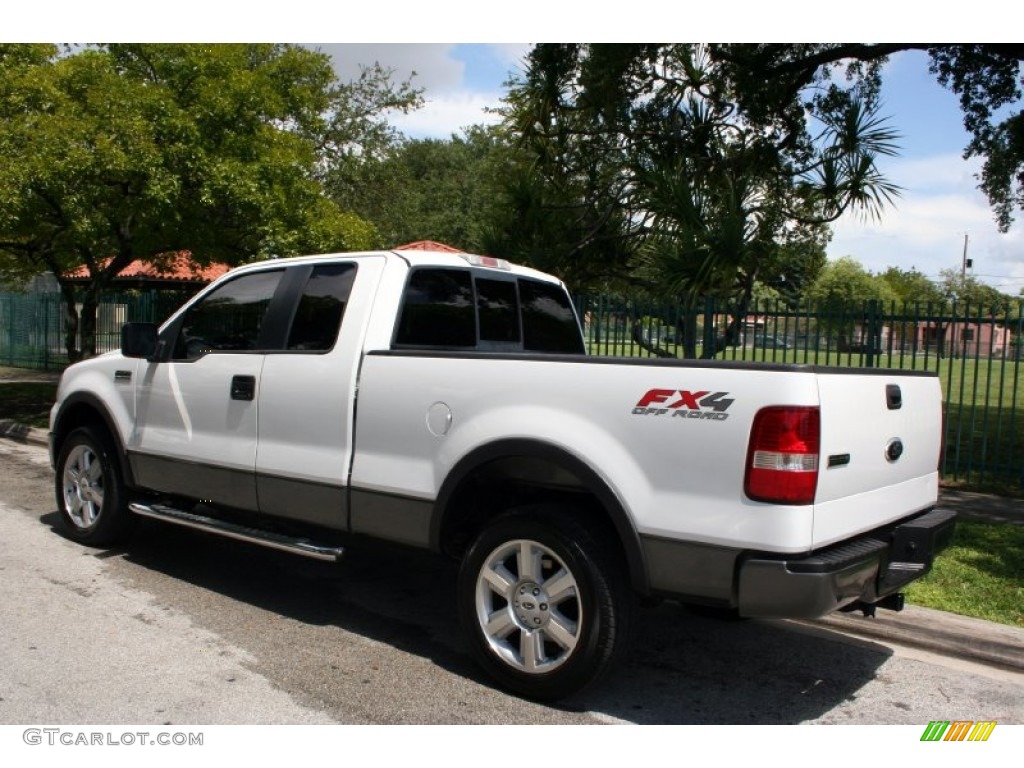 2006 F150 FX4 SuperCab 4x4 - Oxford White / Black photo #5