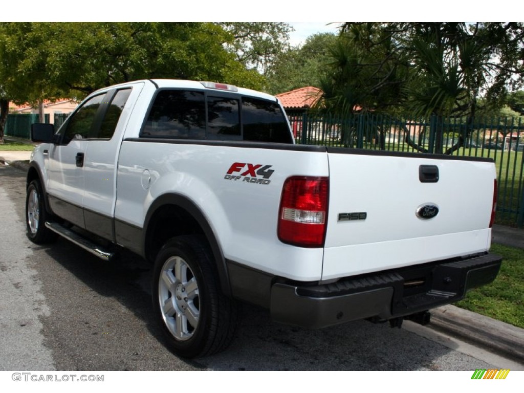 2006 F150 FX4 SuperCab 4x4 - Oxford White / Black photo #7