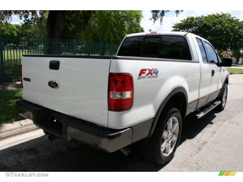 2006 F150 FX4 SuperCab 4x4 - Oxford White / Black photo #8