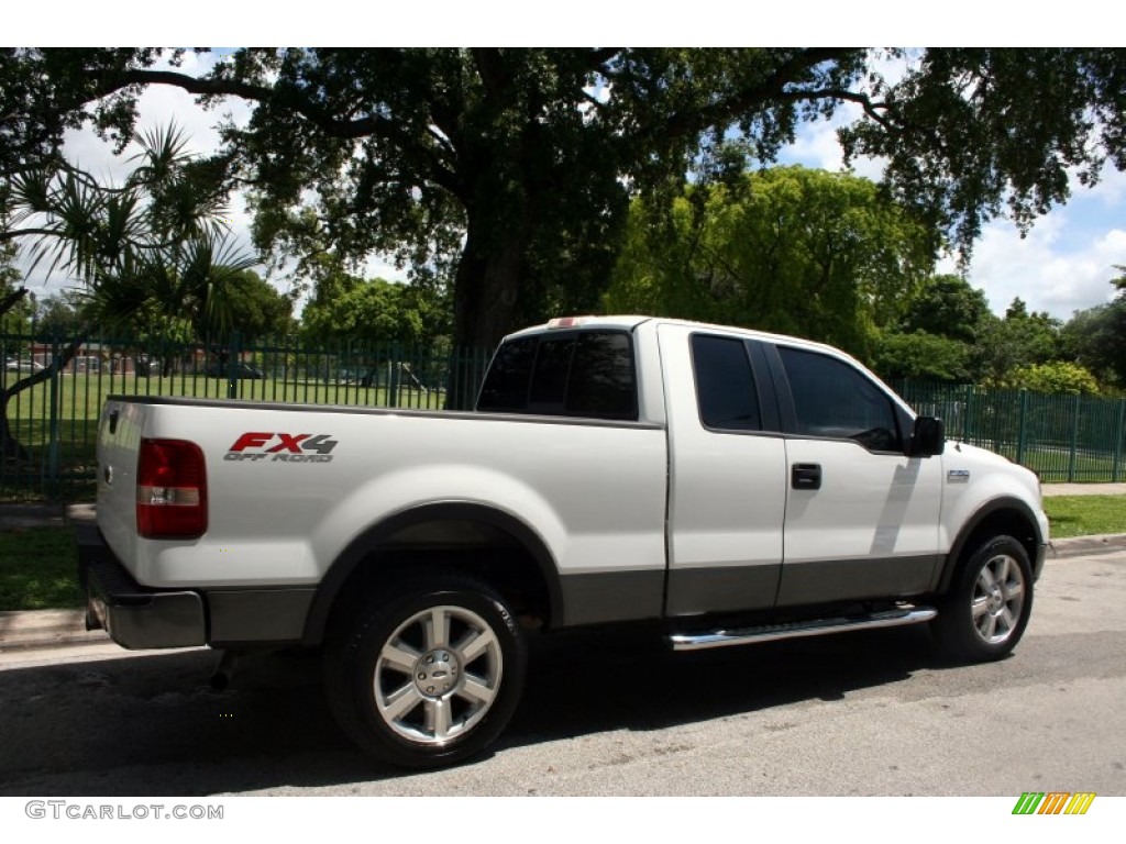2006 F150 FX4 SuperCab 4x4 - Oxford White / Black photo #9