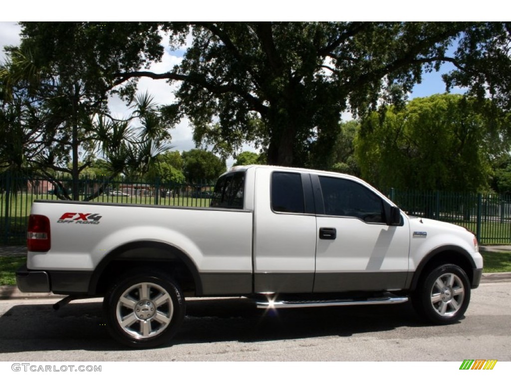 2006 F150 FX4 SuperCab 4x4 - Oxford White / Black photo #10