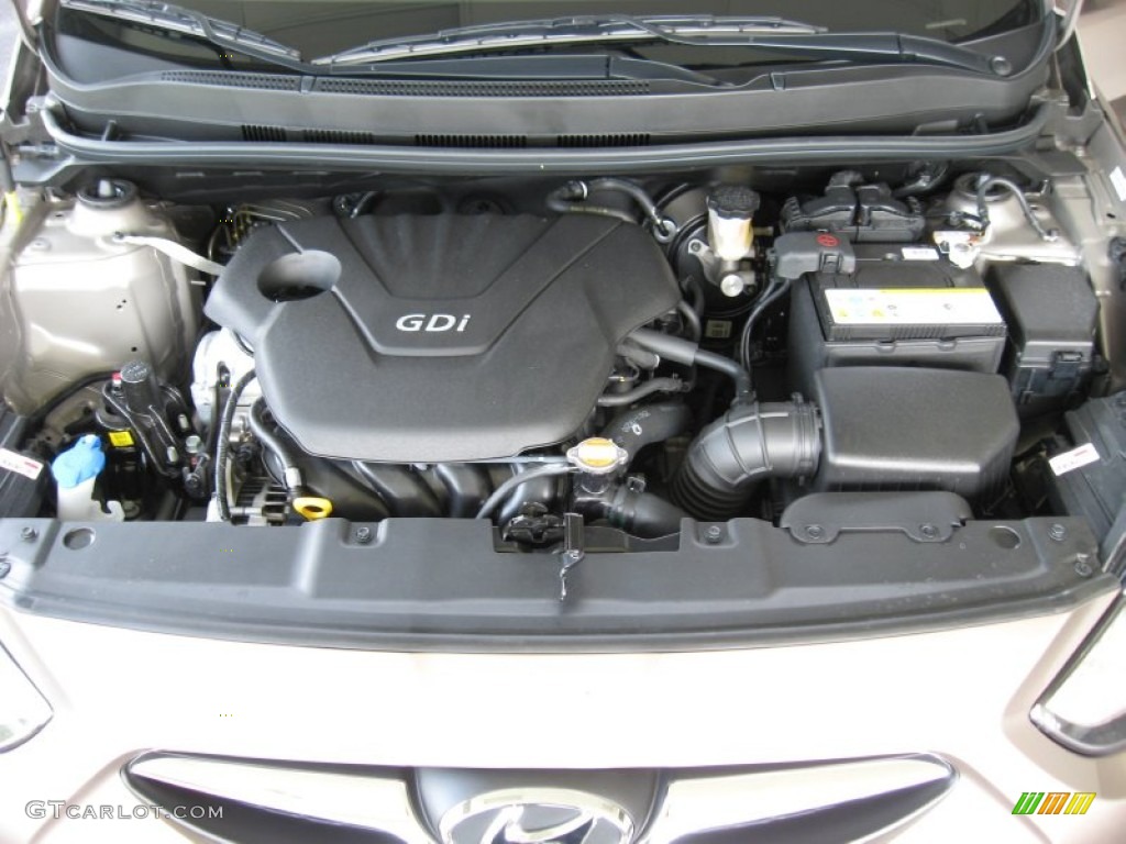 2012 Hyundai Accent SE 5 Door 1.6 Liter GDI DOHC 16-Valve D-CVVT 4 Cylinder Engine Photo #52050413