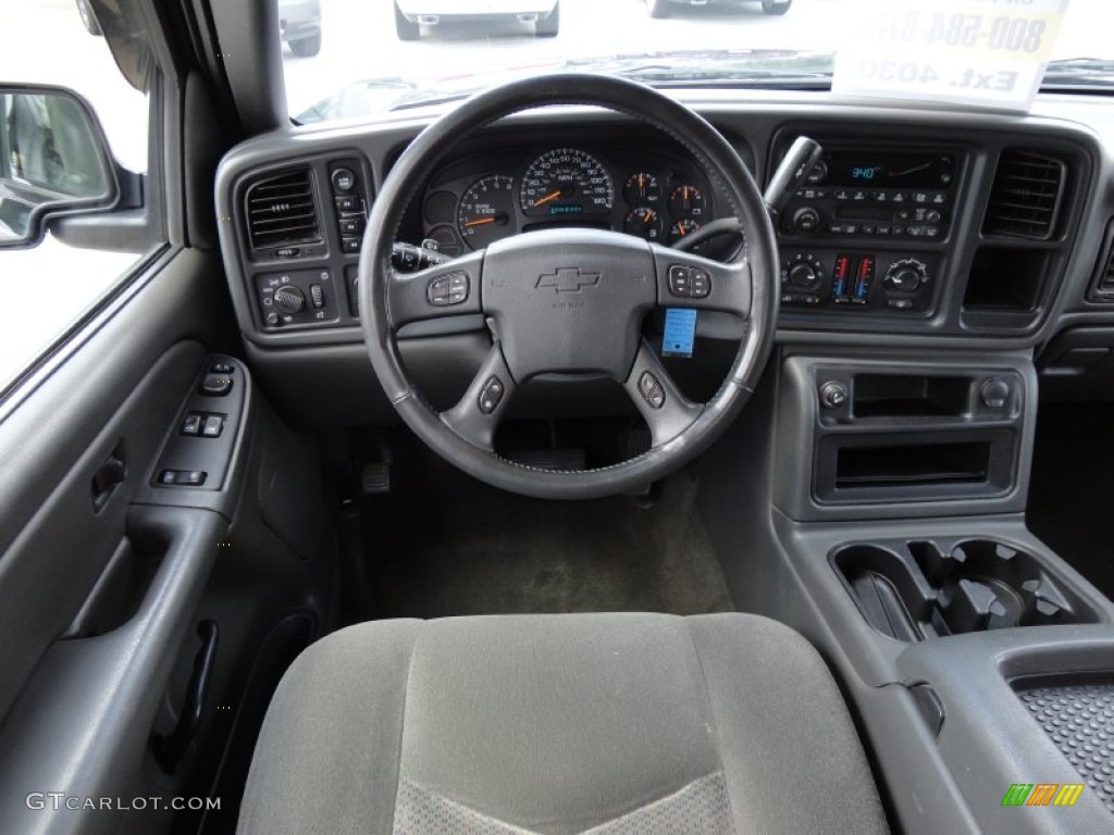 2005 Silverado 1500 Z71 Extended Cab 4x4 - Dark Green Metallic / Medium Gray photo #7