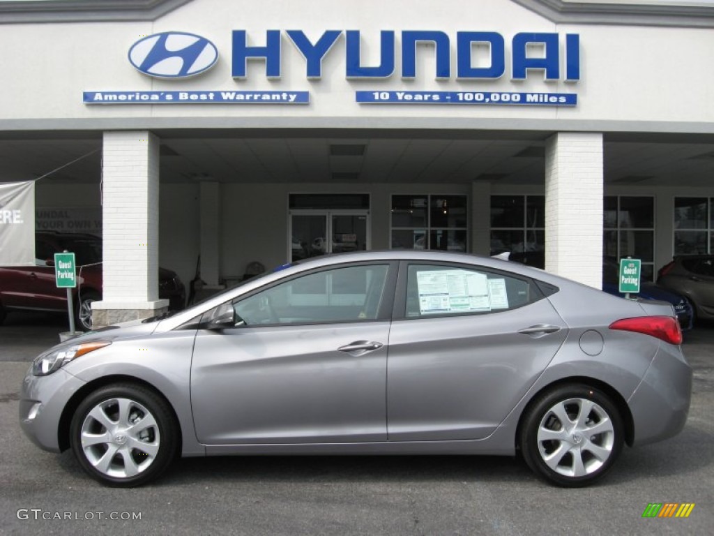 Harbor Gray Metallic 2012 Hyundai Elantra Limited Exterior Photo #52050698