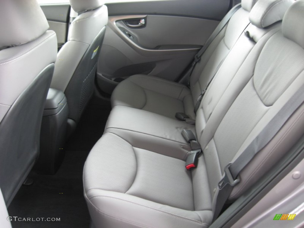 Gray Interior 2012 Hyundai Elantra Limited Photo #52050926