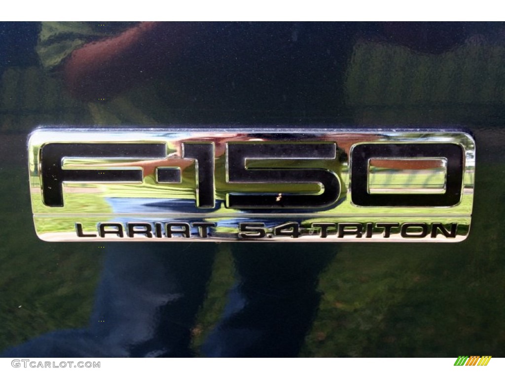 2004 F150 Lariat SuperCrew 4x4 - Medium Wedgewood Blue Metallic / Tan photo #41