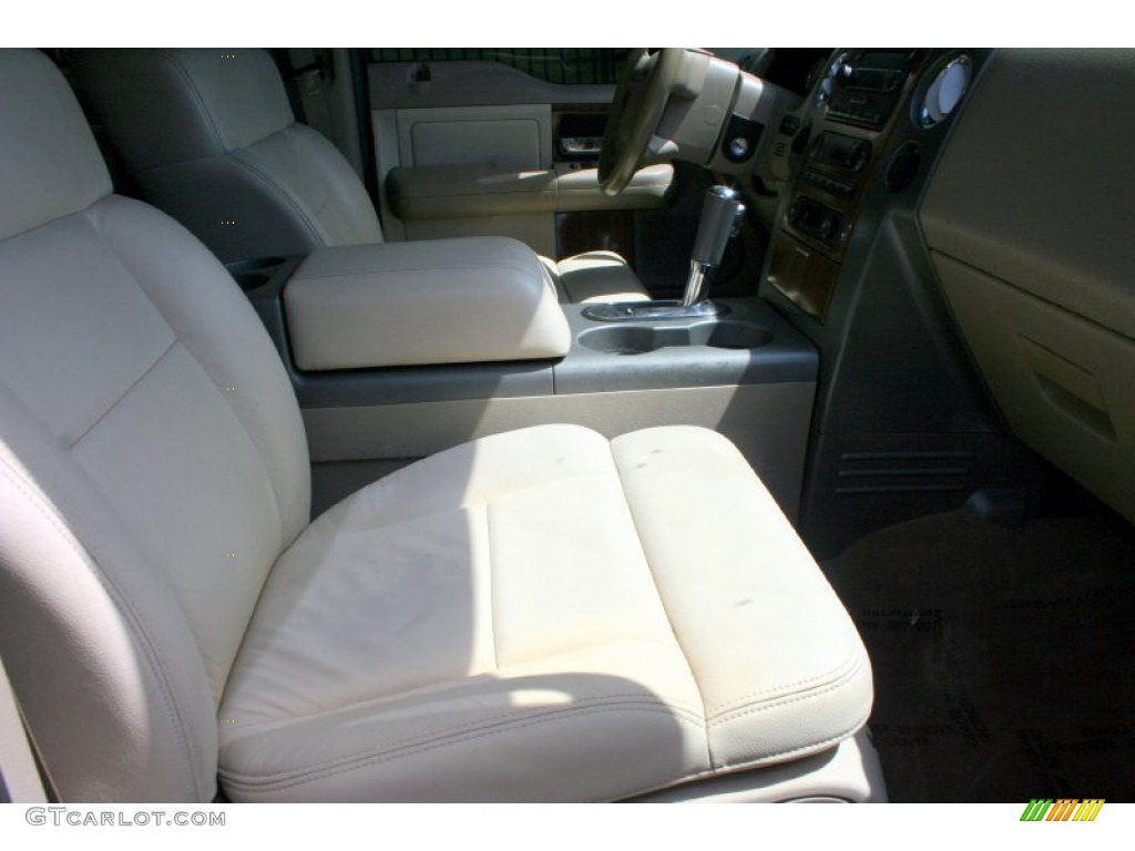 2004 F150 Lariat SuperCrew 4x4 - Medium Wedgewood Blue Metallic / Tan photo #44