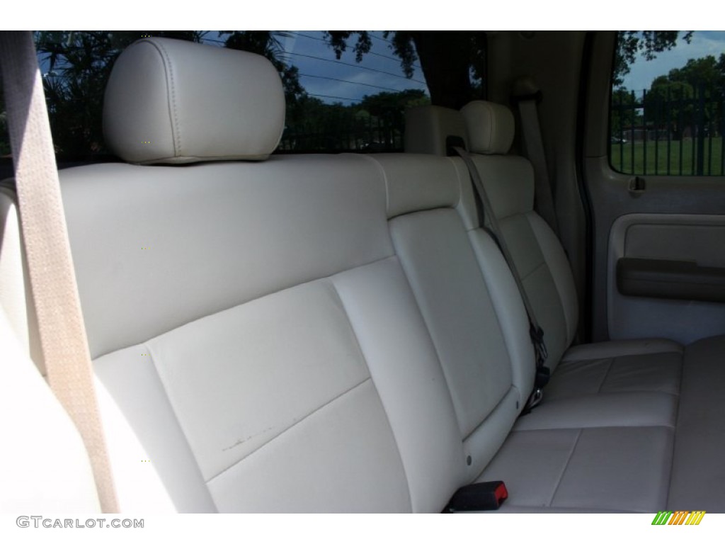 2004 F150 Lariat SuperCrew 4x4 - Medium Wedgewood Blue Metallic / Tan photo #48