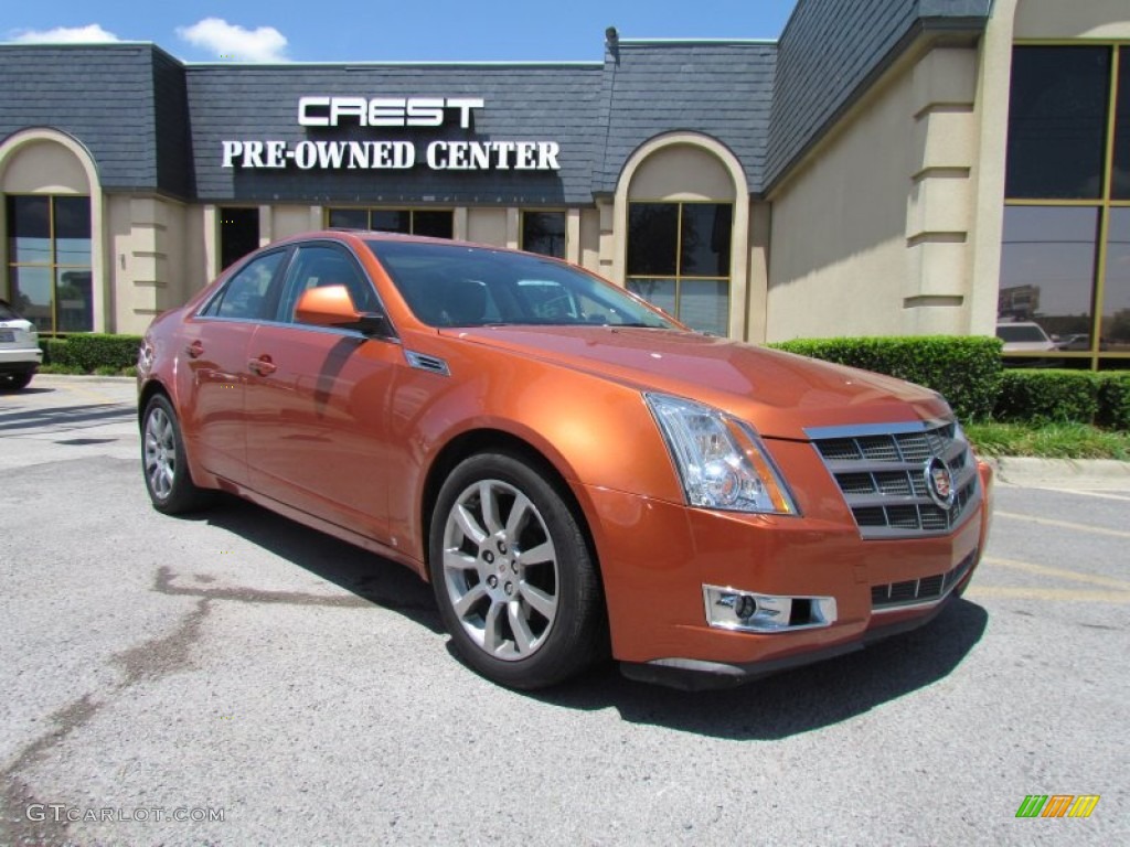 2008 CTS Hot Lava Edition Sedan - Hot Lava Orange / Ebony photo #1