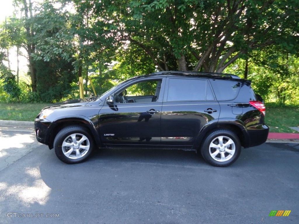 Black 2009 Toyota RAV4 Limited V6 4WD Exterior Photo #52053356
