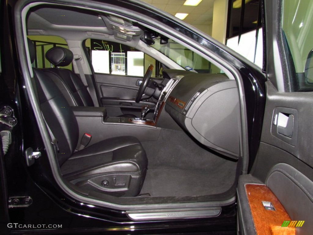 Ebony Interior 2008 Cadillac STS V6 Photo #52053548