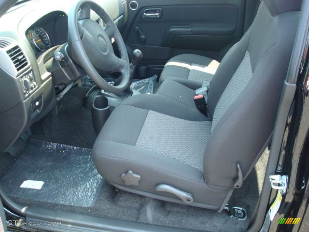 Ebony Interior 2012 Chevrolet Colorado Work Truck Regular Cab Photo #52053560