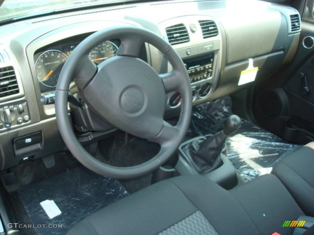 2012 Chevrolet Colorado Work Truck Regular Cab Ebony Dashboard Photo #52053575