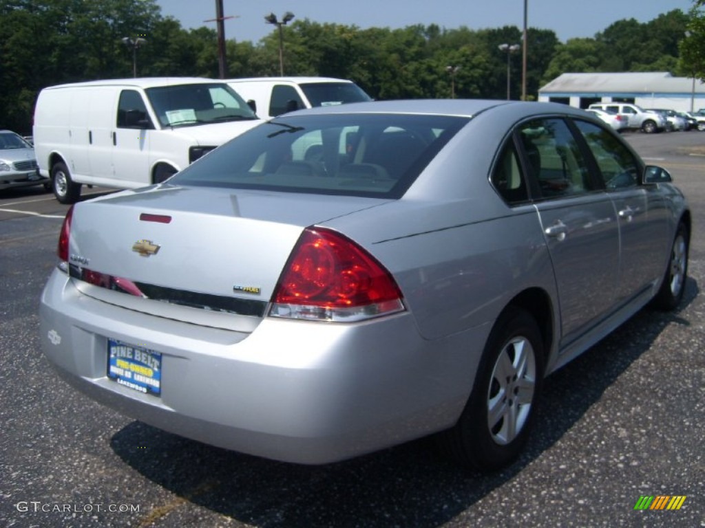 2010 Impala LS - Silver Ice Metallic / Ebony photo #4