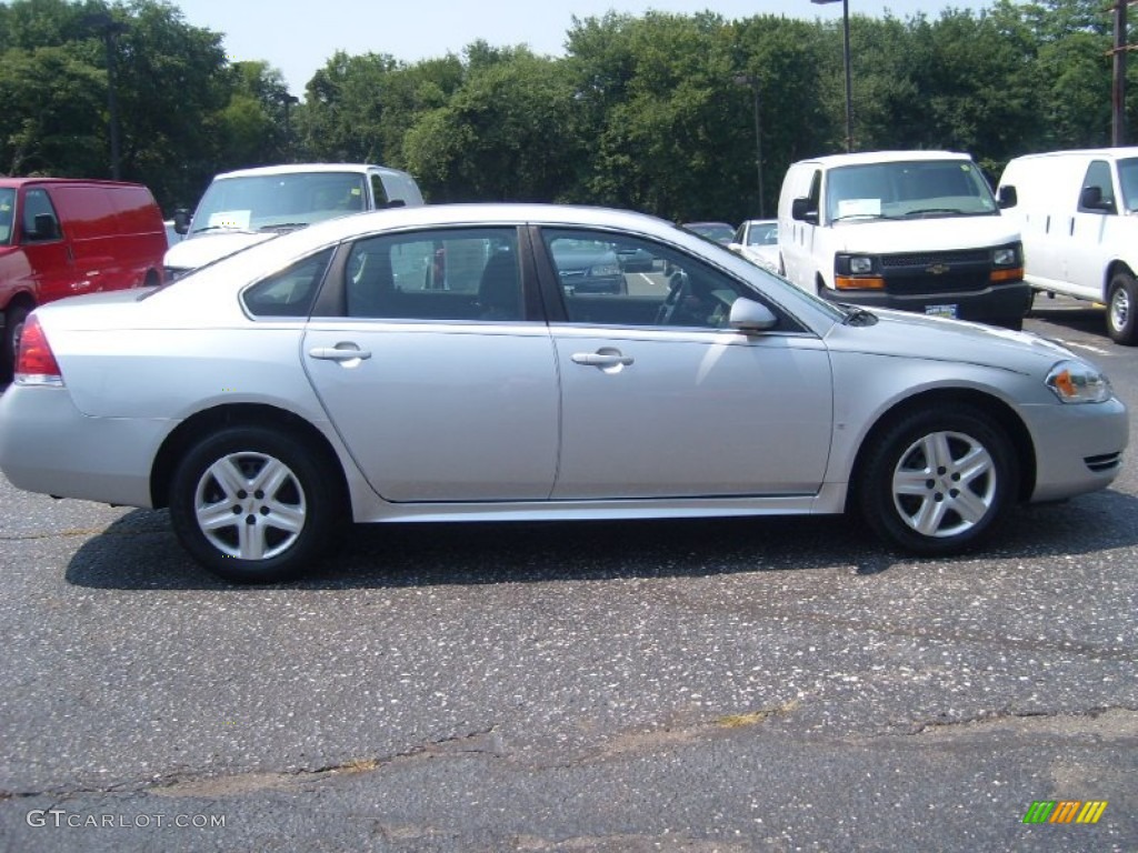 2010 Impala LS - Silver Ice Metallic / Ebony photo #7