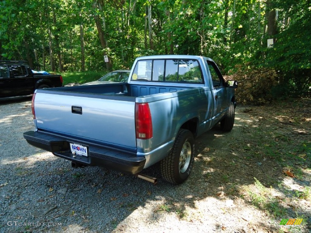 1988 C/K K1500 Regular Cab 4x4 - Light Stellar Blue Metallic / Blue photo #7