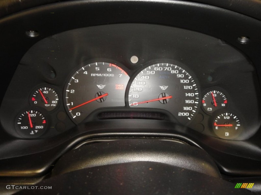 1999 Chevrolet Corvette Convertible Gauges Photo #52054679