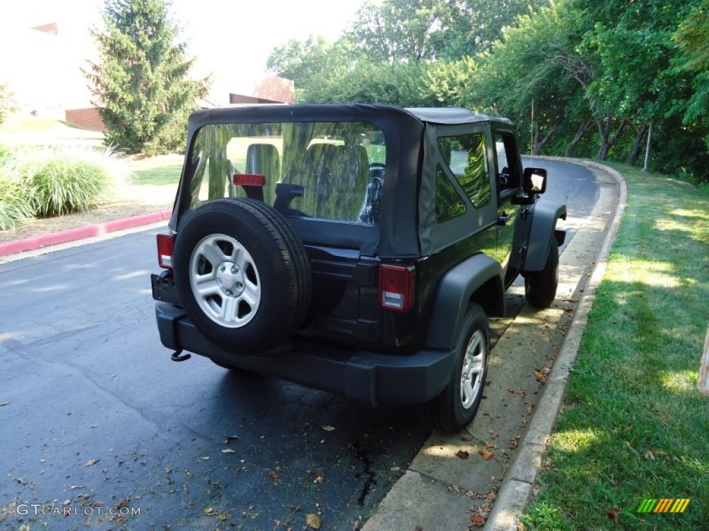 2011 Wrangler Sport 4x4 - Black / Black photo #7