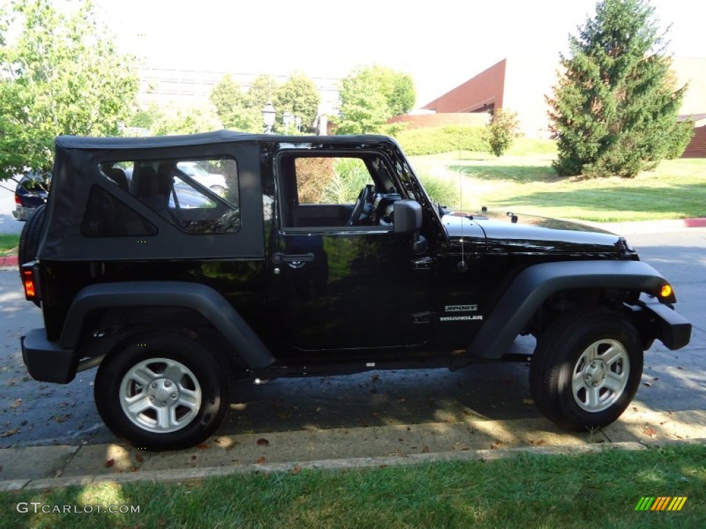 2011 Wrangler Sport 4x4 - Black / Black photo #8