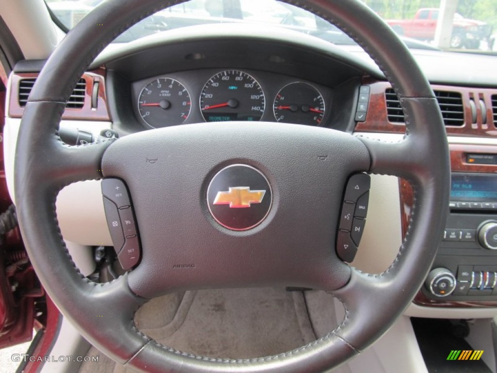 2008 Impala LT - Red Jewel Tintcoat / Neutral Beige photo #10