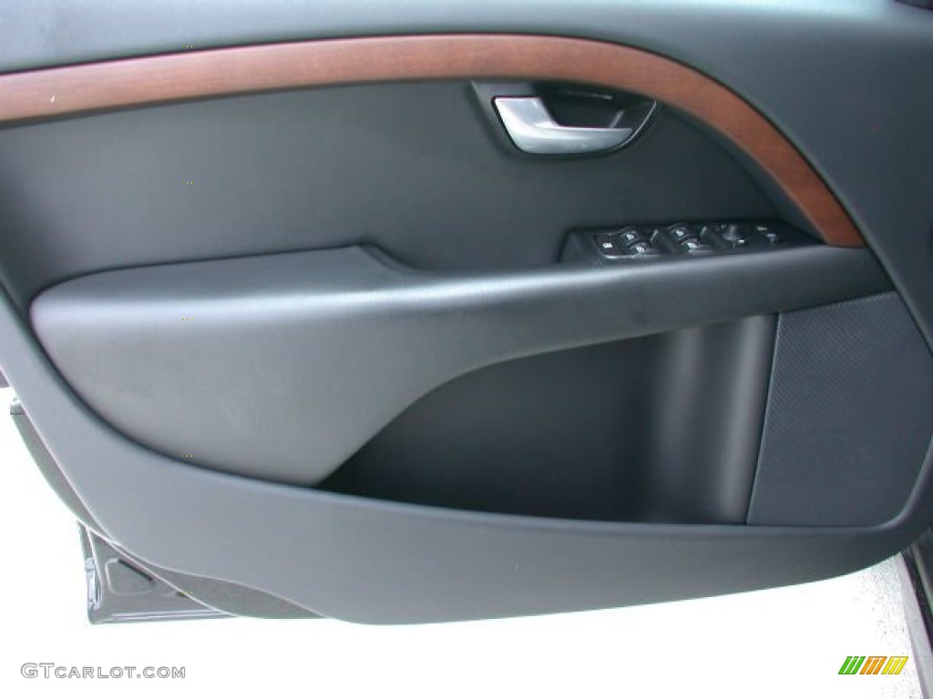 2009 Volvo S80 3.2 Anthracite Black Door Panel Photo #52056899