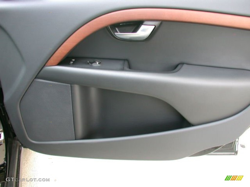 2009 Volvo S80 3.2 Anthracite Black Door Panel Photo #52056914