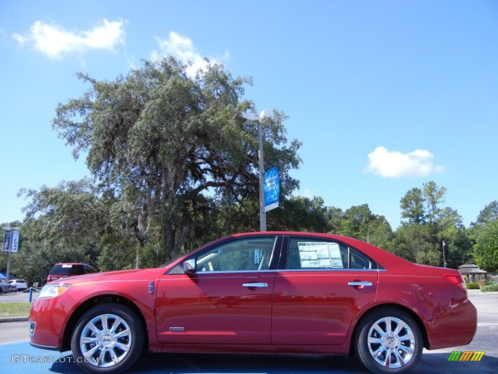 Red Candy Metallic 2011 Lincoln MKZ Hybrid Exterior Photo #52057673