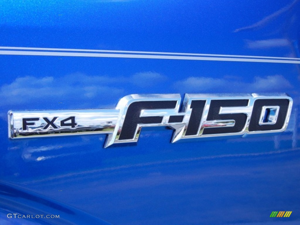 2011 F150 FX4 SuperCrew 4x4 - Blue Flame Metallic / Black photo #4