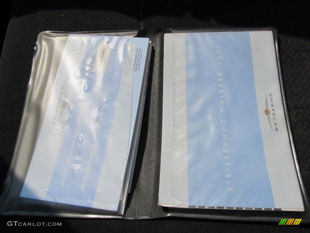 2005 Chrysler Sebring GTC Convertible Books/Manuals Photos