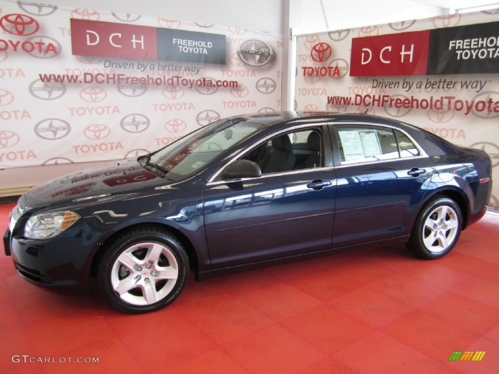 2010 Malibu LS Sedan - Imperial Blue Metallic / Titanium photo #3