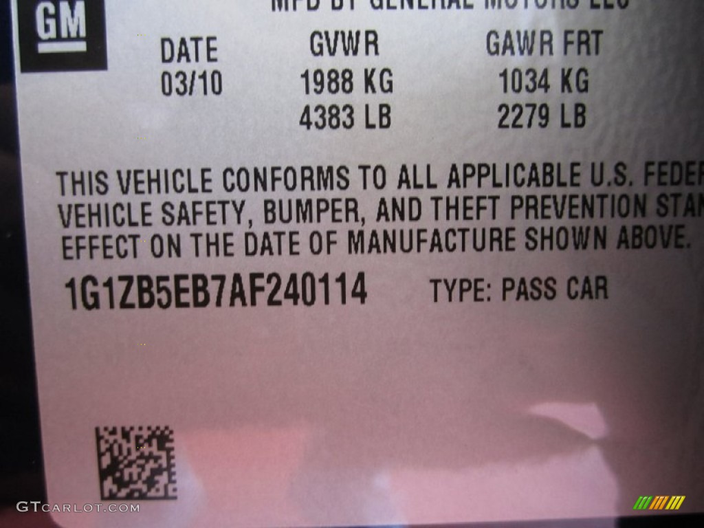 2010 Malibu LS Sedan - Imperial Blue Metallic / Titanium photo #18