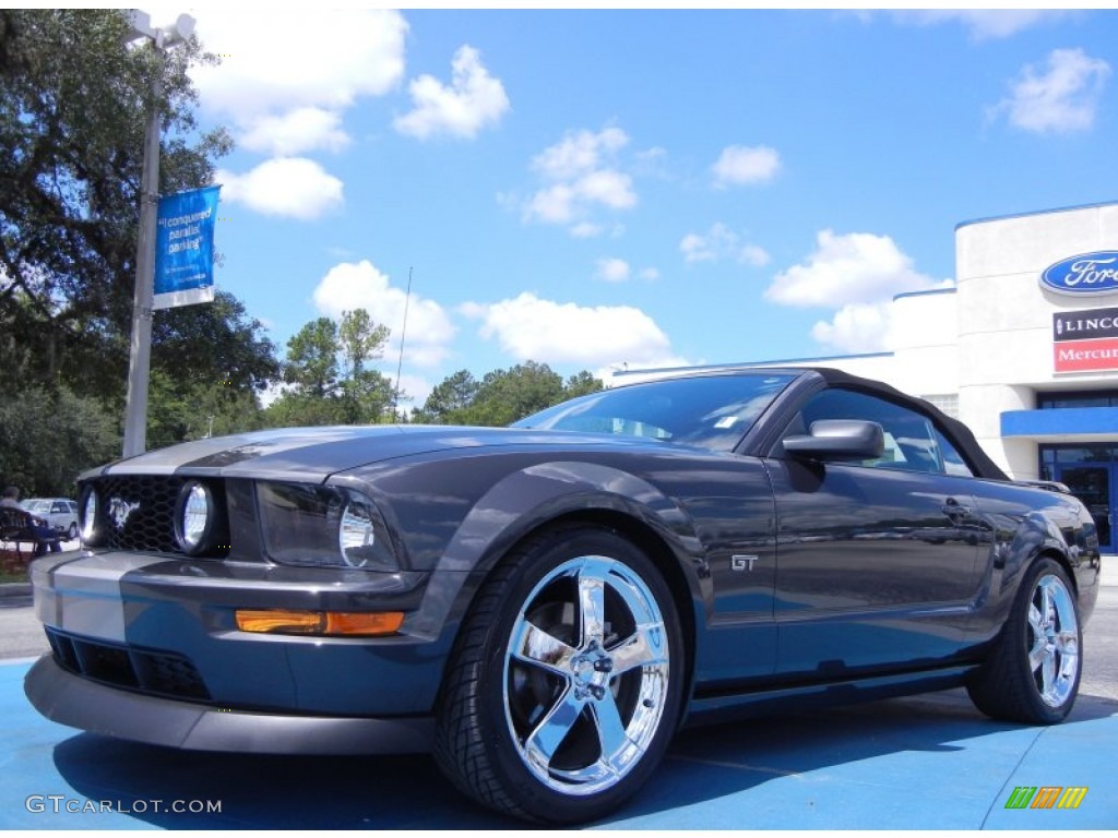 2007 Mustang GT Premium Convertible - Alloy Metallic / Dark Charcoal photo #1