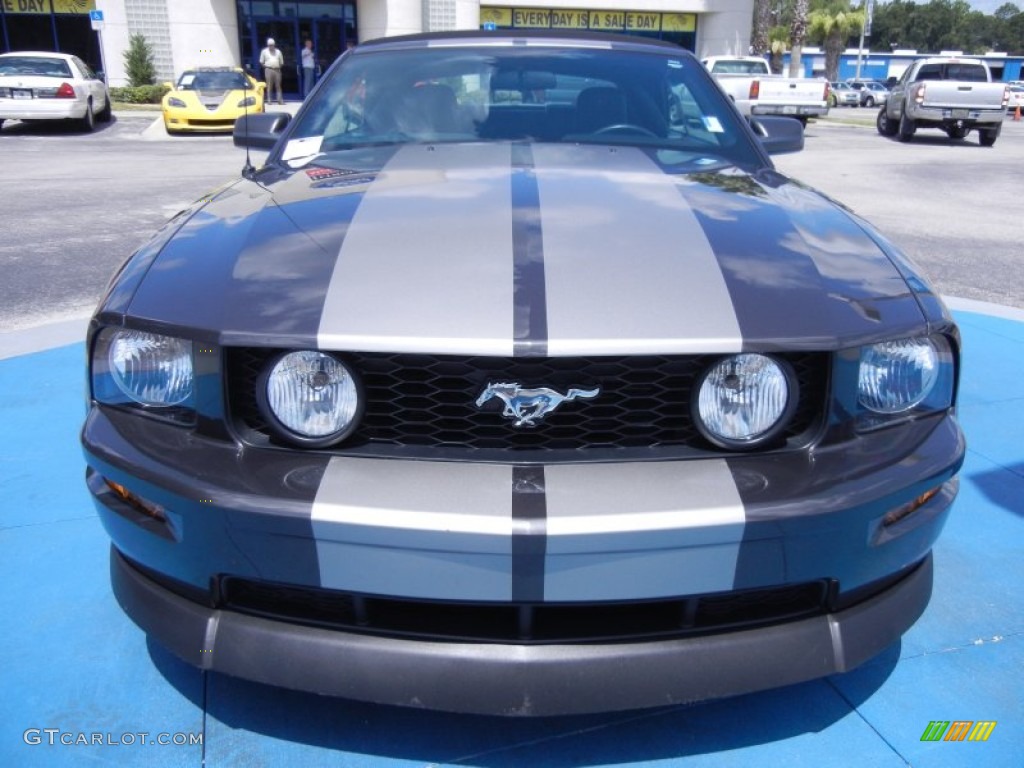 2007 Mustang GT Premium Convertible - Alloy Metallic / Dark Charcoal photo #8