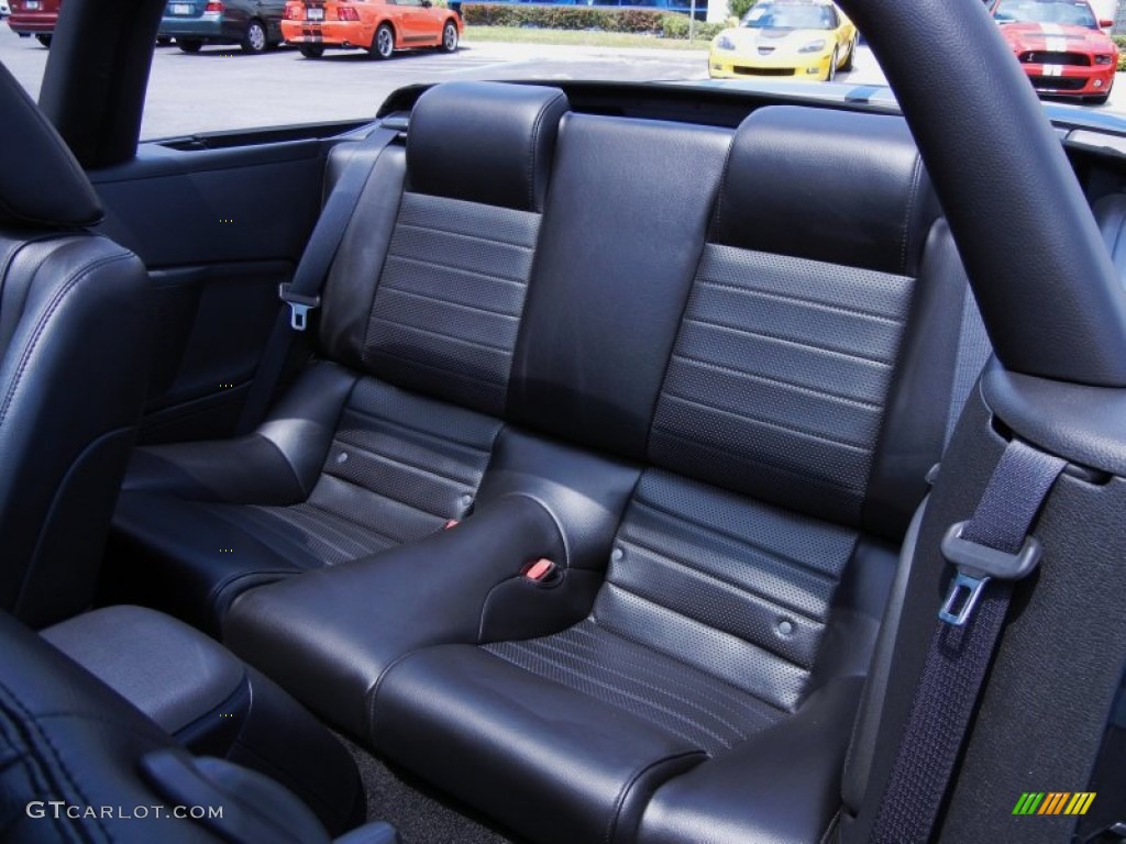 Dark Charcoal Interior 2007 Ford Mustang GT Premium Convertible Photo #52060781