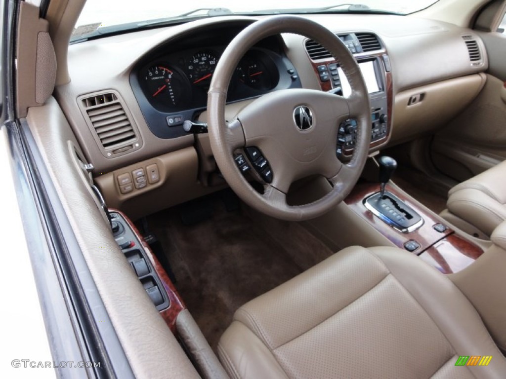 Saddle Interior 2003 Acura MDX Touring Photo #52061217