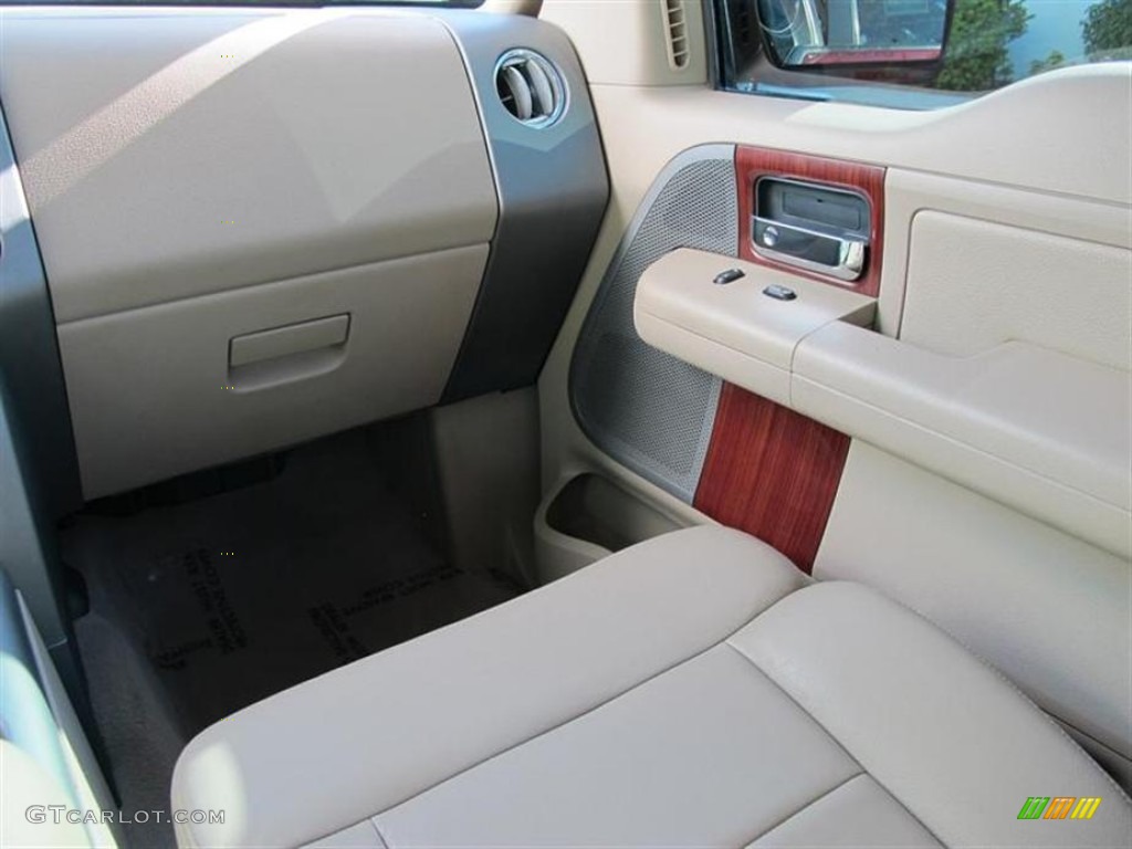 2006 F150 Lariat SuperCrew 4x4 - Dark Toreador Red Metallic / Tan photo #12