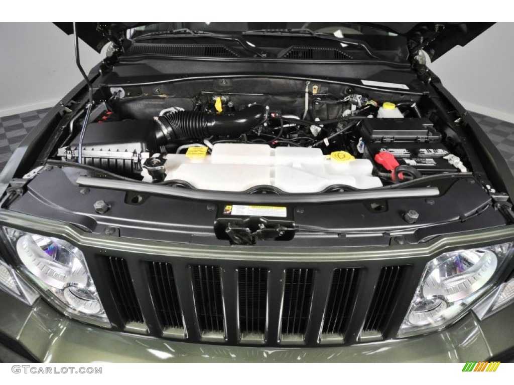 2008 Liberty Sport 4x4 - Jeep Green Metallic / Pastel Pebble Beige photo #9