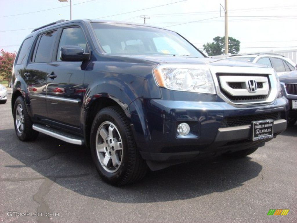 2009 Pilot Touring 4WD - Bali Blue Pearl / Gray photo #1