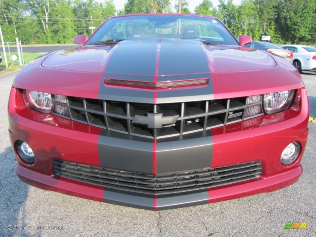 2011 Camaro SS Convertible - Red Jewel Metallic / Black photo #2