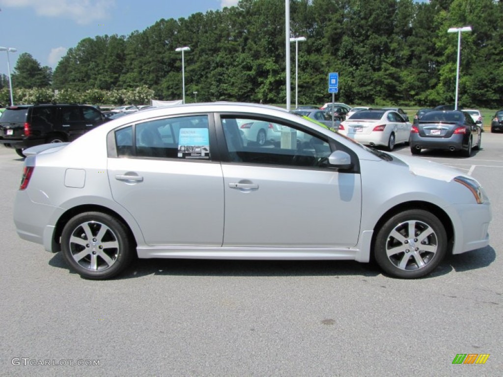 Brilliant Silver Metallic 2012 Nissan Sentra 2.0 SR Special Edition Exterior Photo #52066430