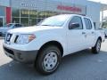 2011 Avalanche White Nissan Frontier S Crew Cab  photo #1