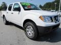 2011 Avalanche White Nissan Frontier S Crew Cab  photo #7