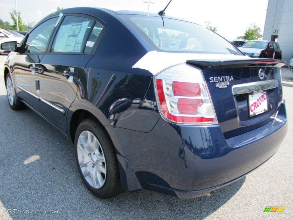 2012 Sentra 2.0 S - Blue Onyx / Charcoal photo #3