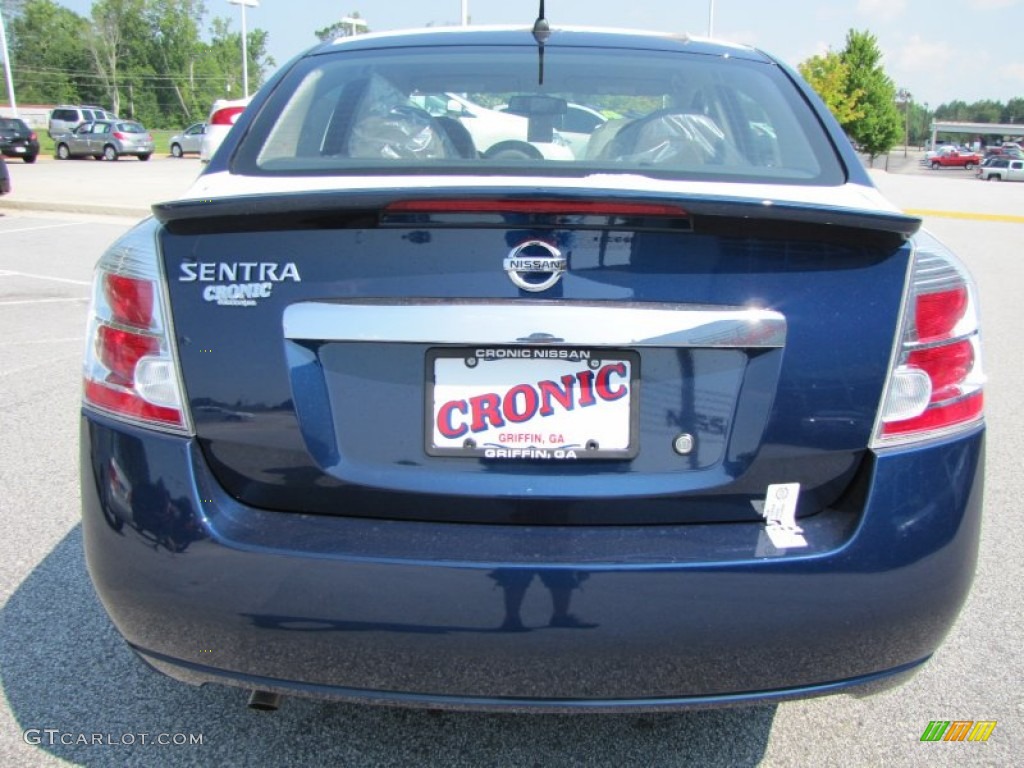 2012 Sentra 2.0 S - Blue Onyx / Charcoal photo #4