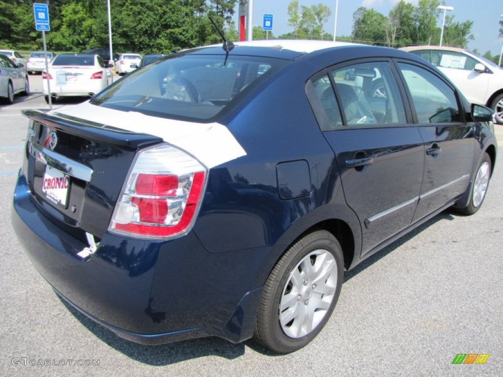 2012 Sentra 2.0 S - Blue Onyx / Charcoal photo #5