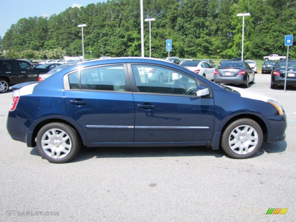 2012 Sentra 2.0 S - Blue Onyx / Charcoal photo #6