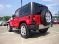 2011 Flame Red Jeep Wrangler Sahara 4x4  photo #5