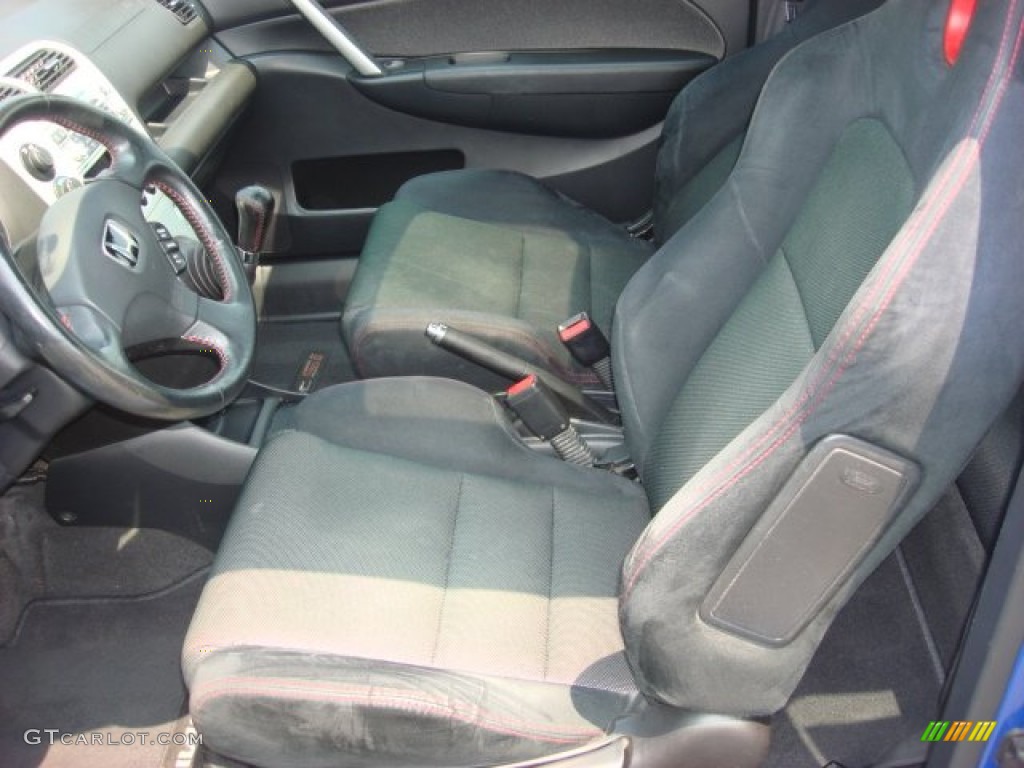 2005 Civic Si Hatchback - Vivid Blue Pearl / Black photo #10